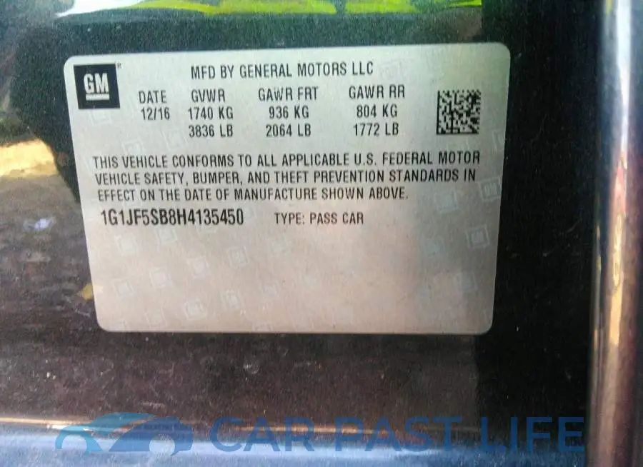 1G1JF5SB8H4135450# 9