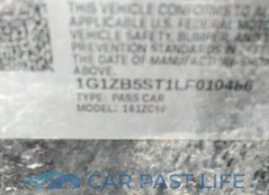 1G1ZB5ST1LF010486# 9