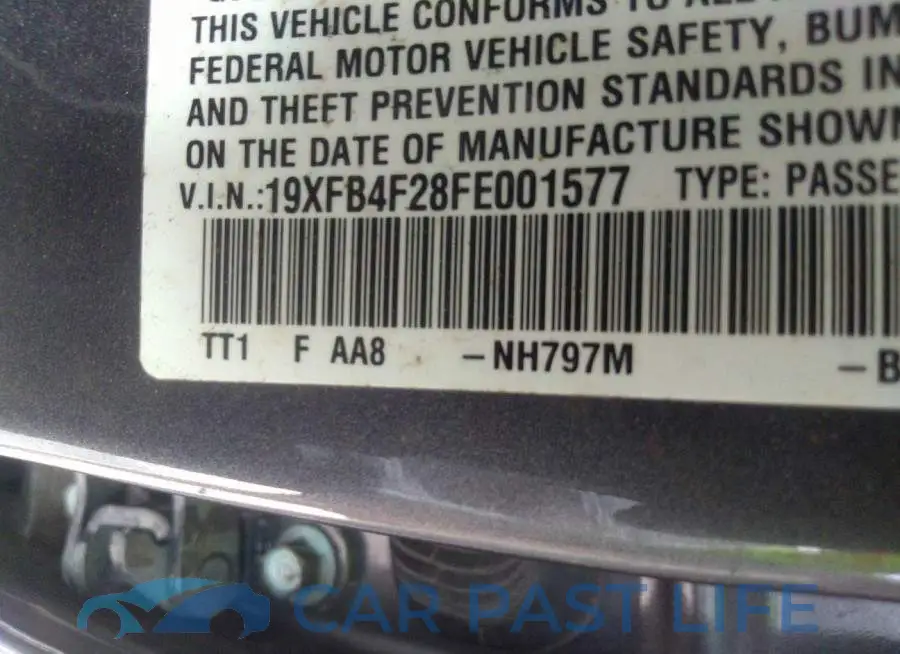 19XFB4F28FE001577# 9