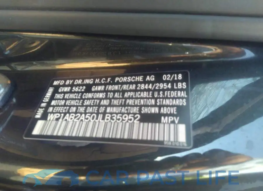 WP1AB2A50JLB35952# 9