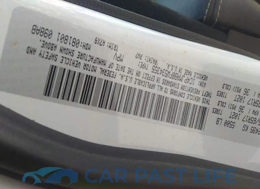 1C4PJMAB8FW534355# 9