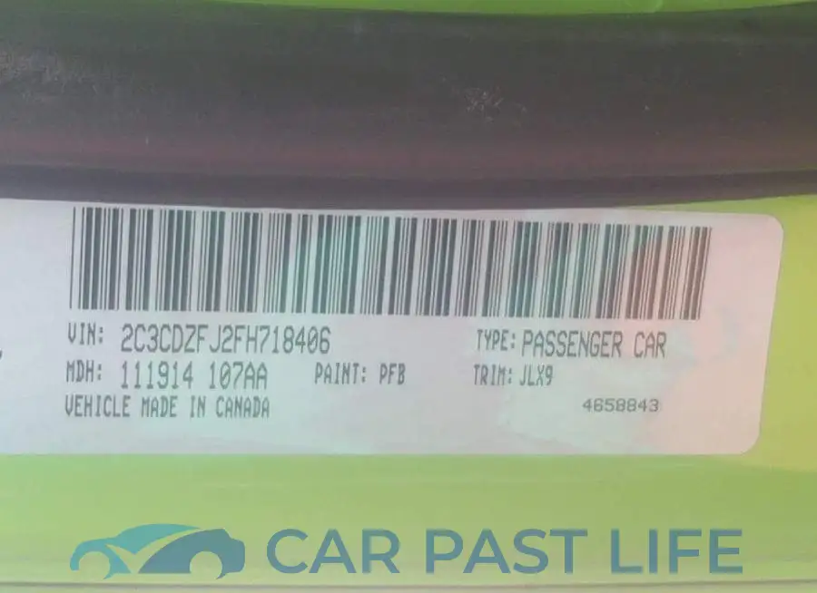 2C3CDZFJ2FH718406# 9