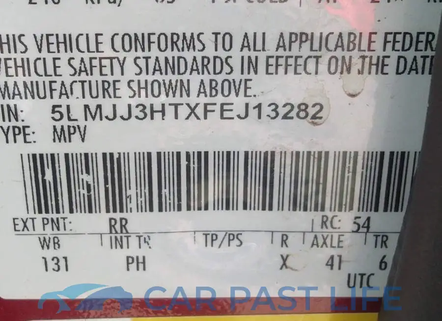 5LMJJ3HTXFEJ13282# 9