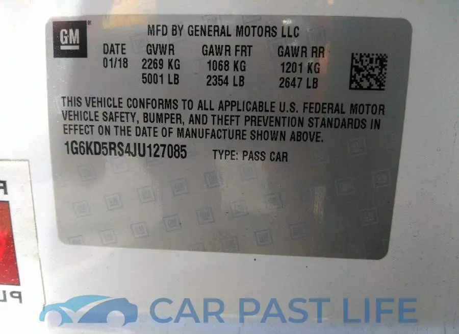 1G6KD5RS4JU127085# 9