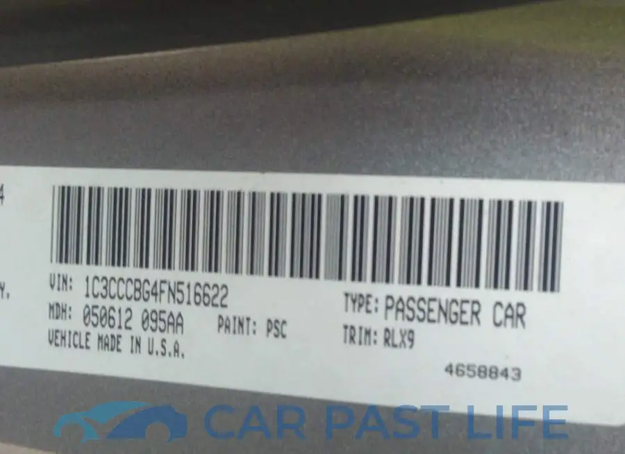 1C3CCCBG4FN516622# 9