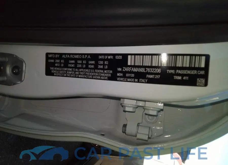 ZARFAMAN8L7632206# 9