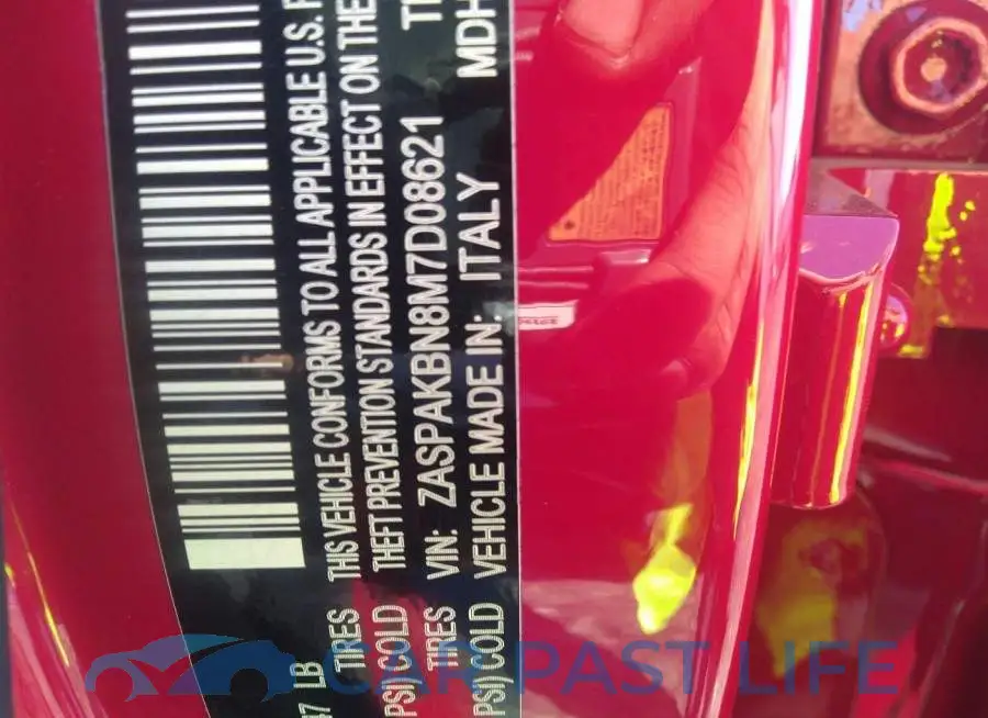 ZASPAKBN8M7D08621# 9