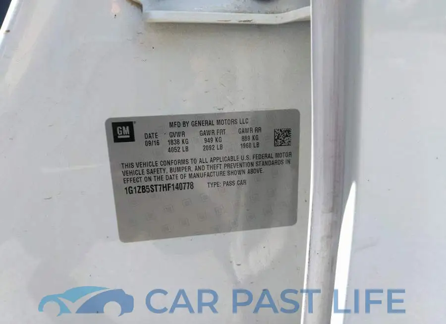 1G1ZB5ST7HF140778# 9