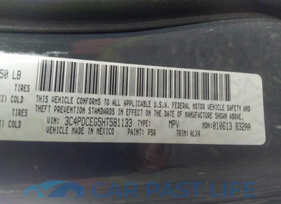 3C4PDCEG5HT581133# 9