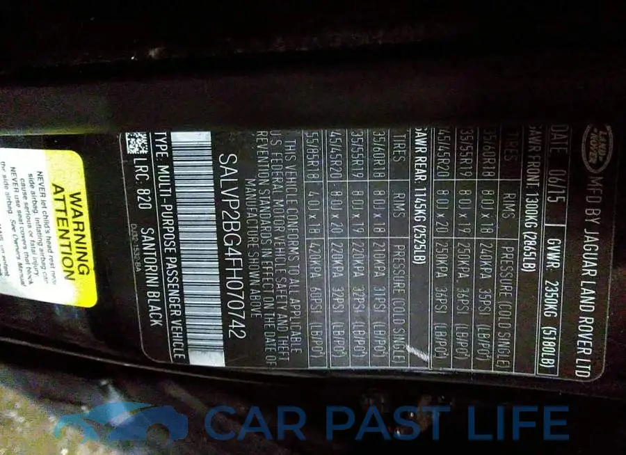 00LVP2BG4FH070742# 9