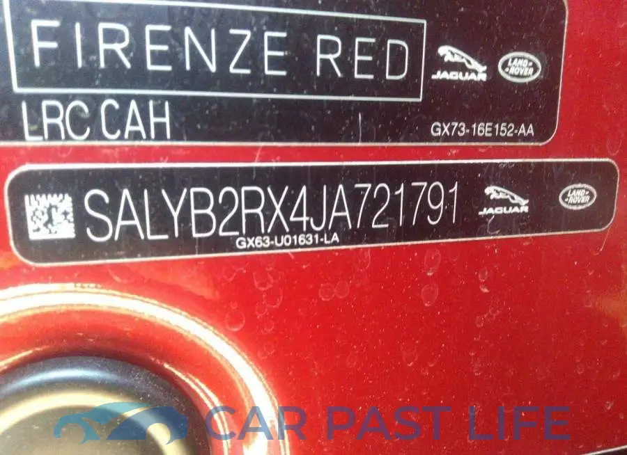 SALYB2RX4JA721791# 9