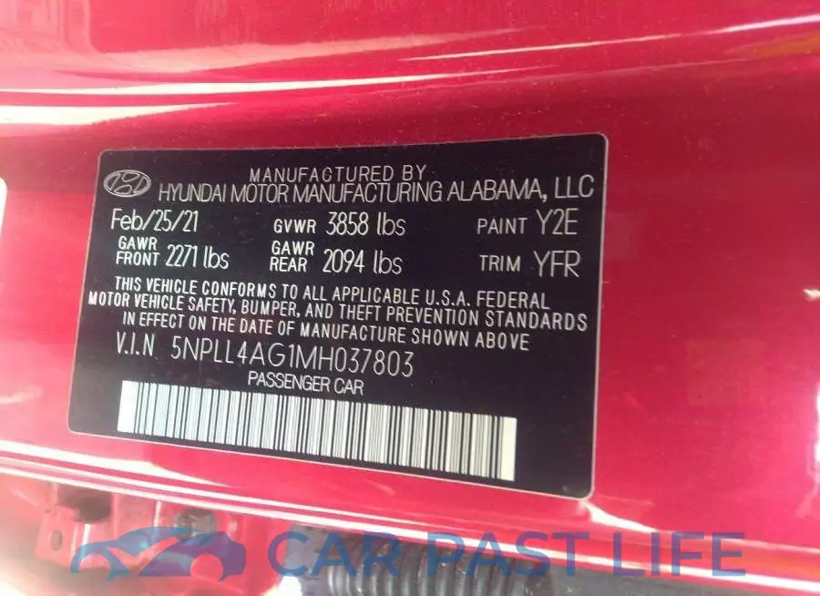 5NPLL4AG1MH037803# 9