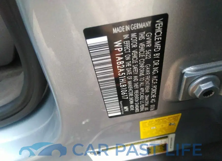 WP1AB2A51HLB10617# 9