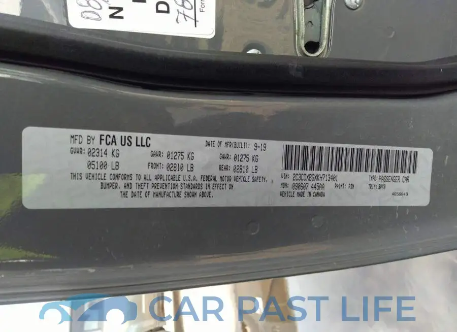 2C3CDXBGXKH713401# 9