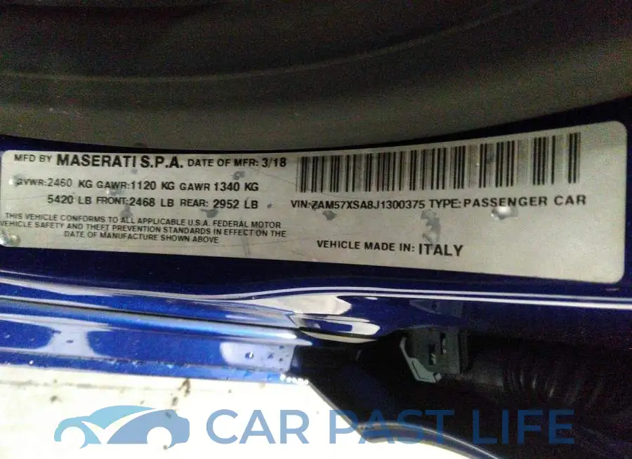 ZAM57XSA8J1300375# 9