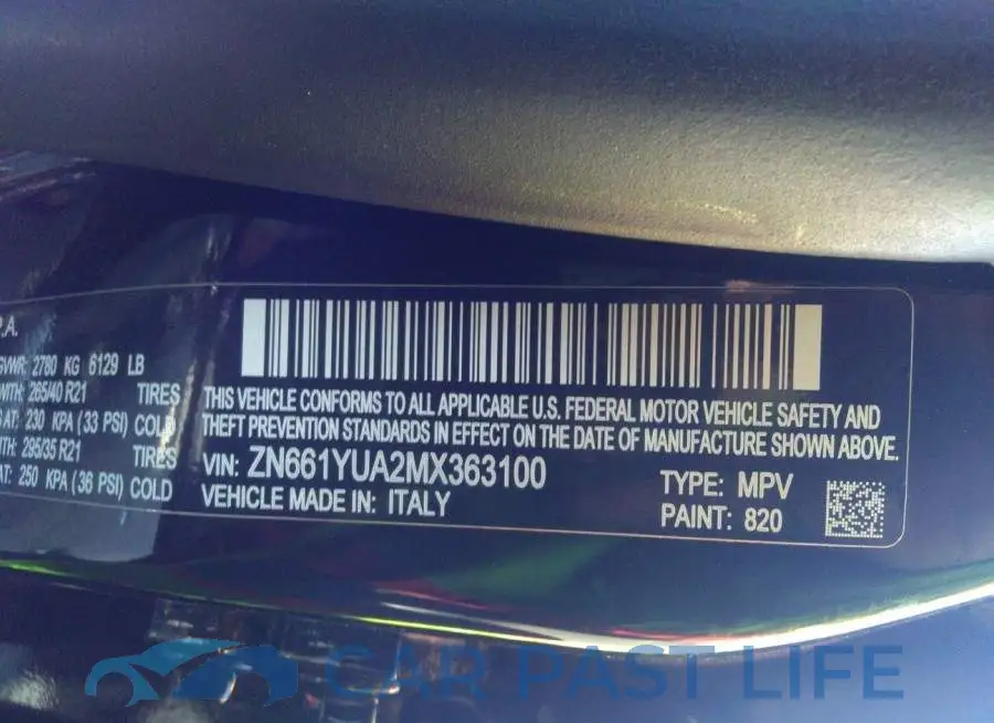 ZN661YUA2MX363100# 9