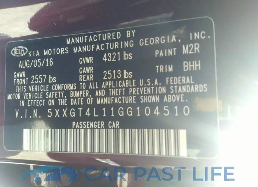 5XXGT4L11GG104510# 9