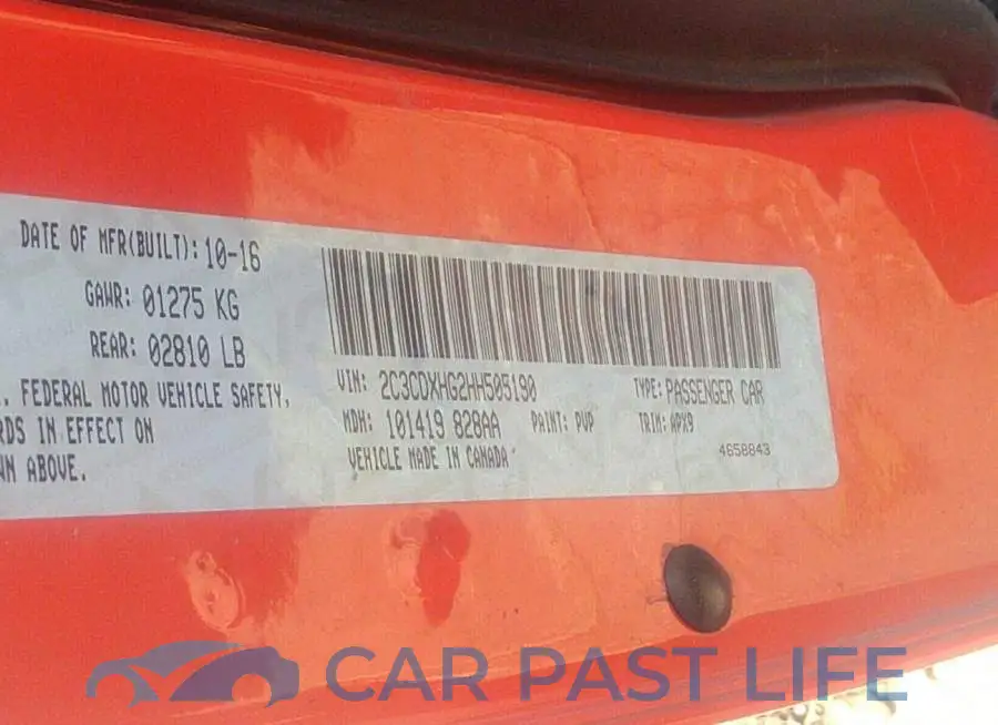 2C3CDXHG2HH505190# 9