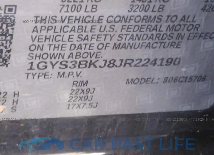1GYS3BKJ8JR224190# 9