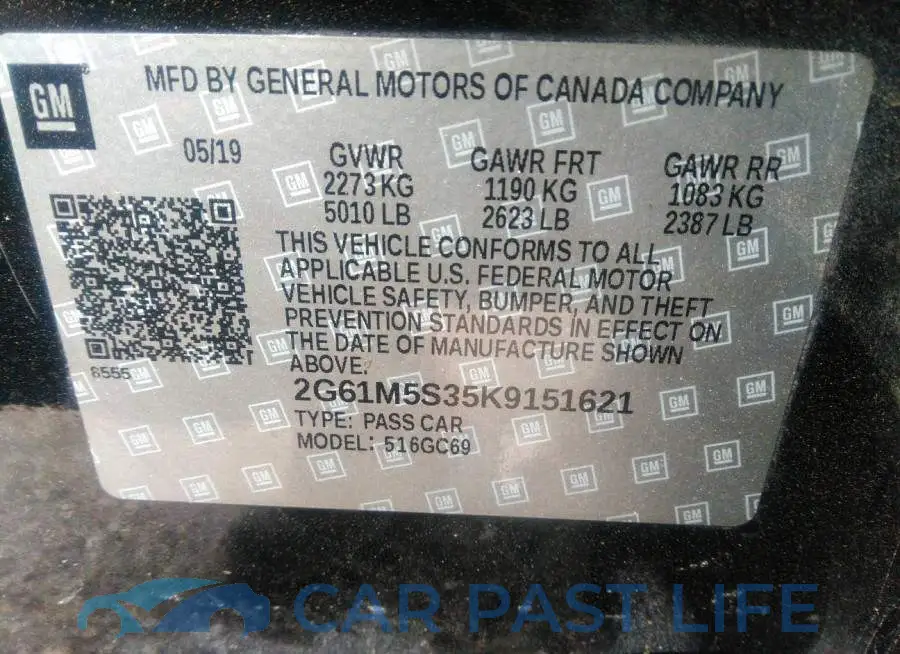 2G61M5S35K9151621# 9