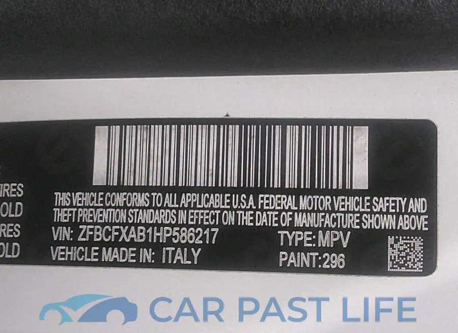 ZFBCFXAB1HP586217# 9