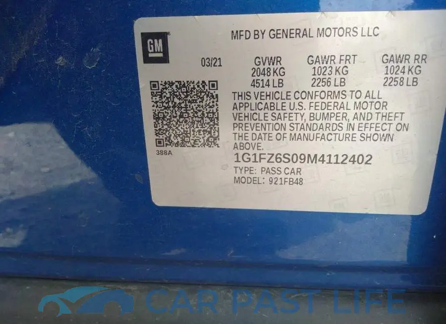 1G1FZ6S09M4112402# 9