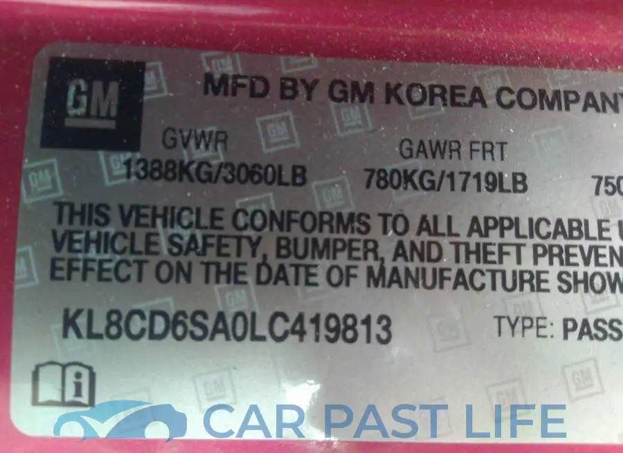 KL8CD6SA0LC419813# 9