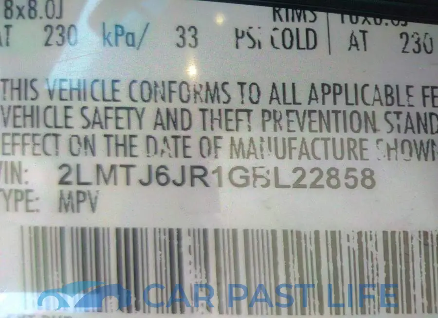 2LMTJ6JR1GBL22858# 9