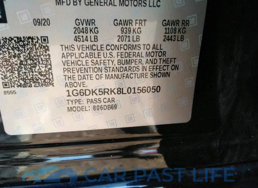 1G6DK5RK8L0156050# 9