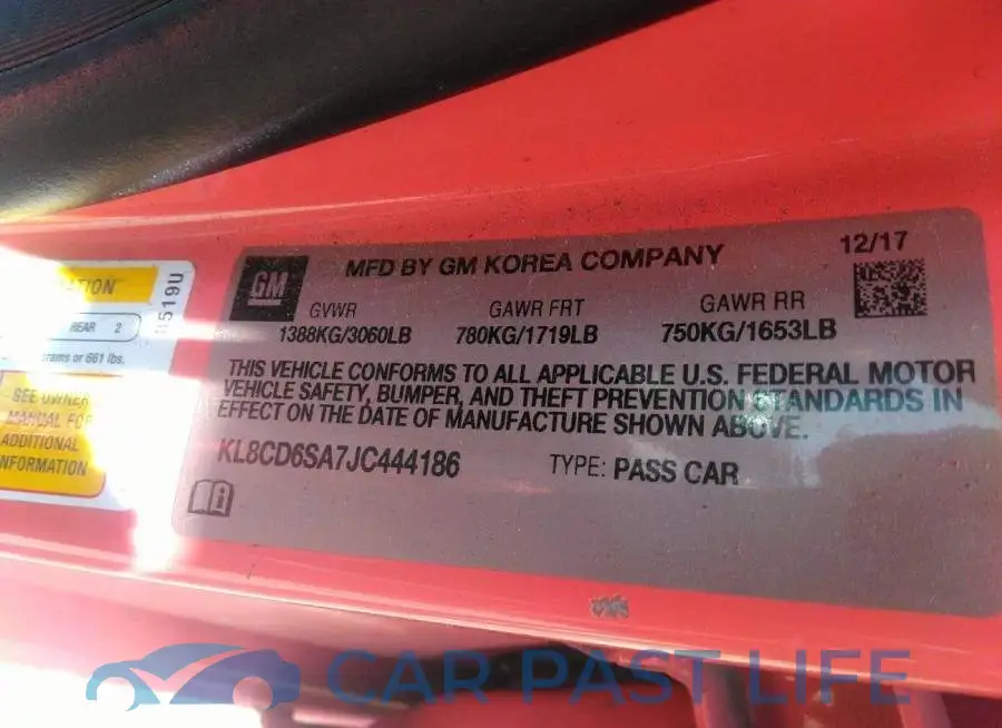 KL8CD6SA7JC444186# 9