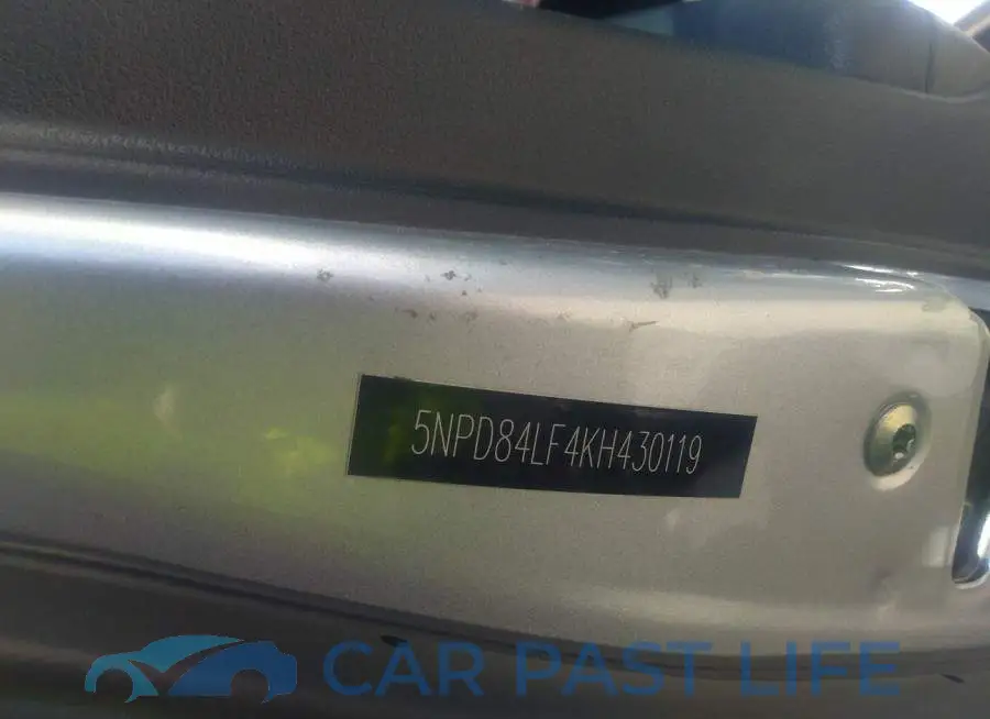 5NPD84LF4KH430119# 9