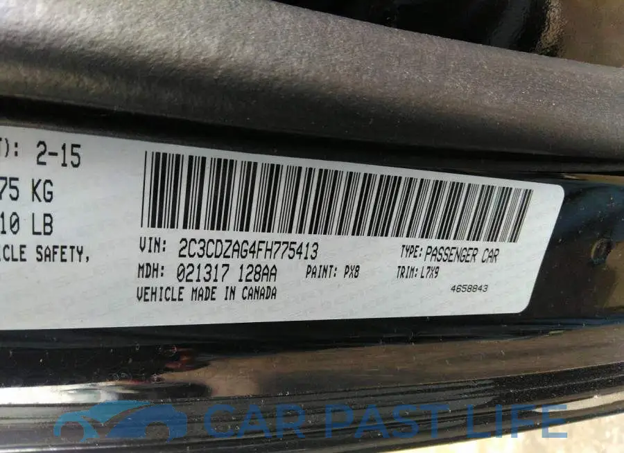 2C3CDZAG4FH775413# 9