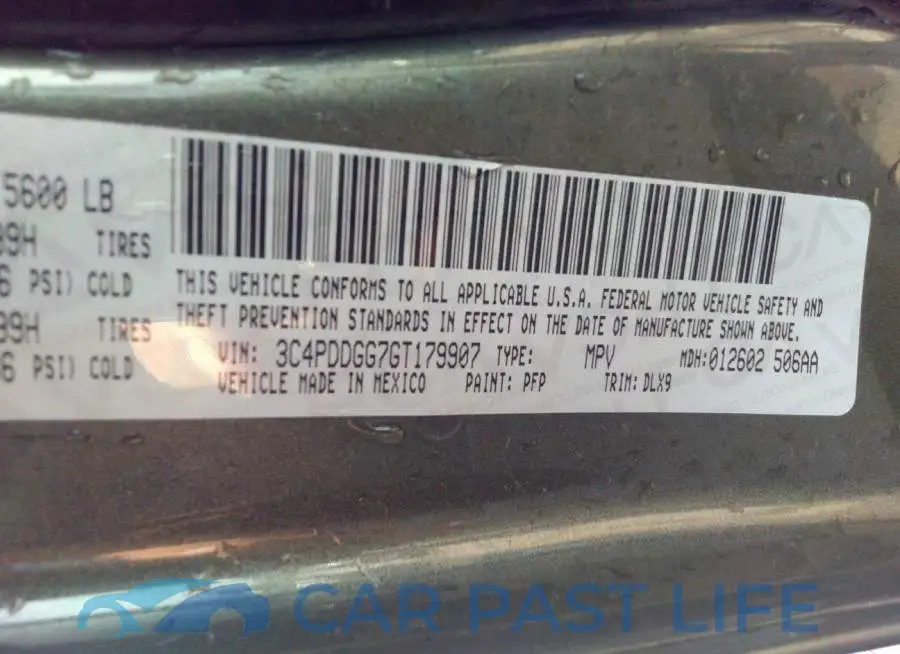 3C4PDDGG7GT179907# 9