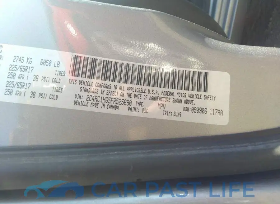 2C4RC1HG5FR525690# 9