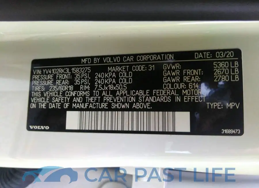 YV4102RK3L1583275# 9