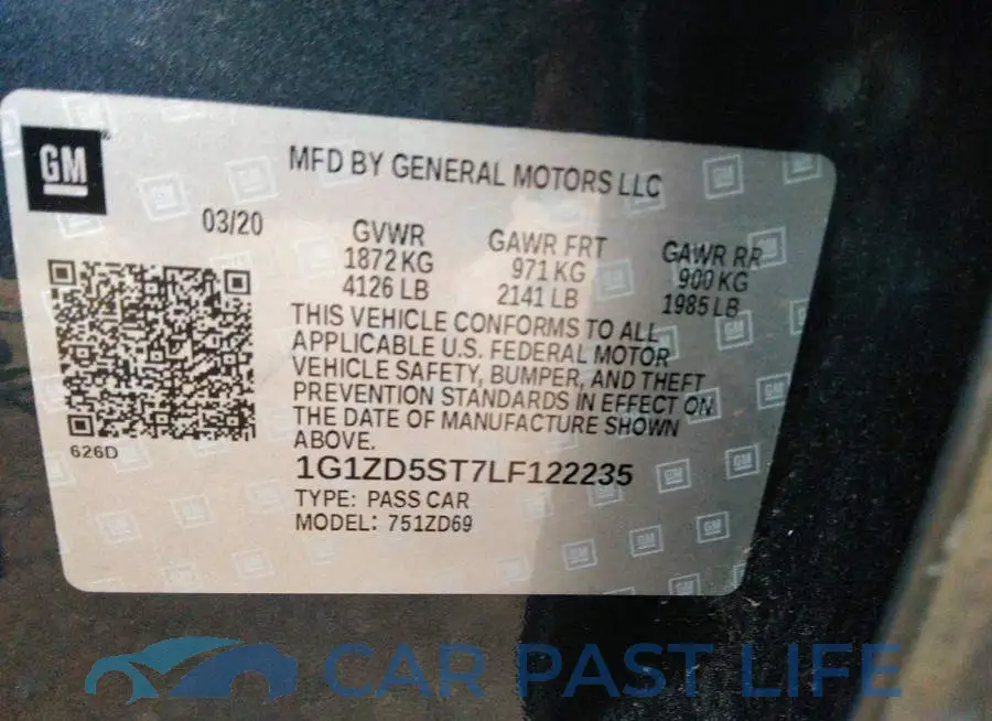 1G1ZD5ST7LF122235# 9