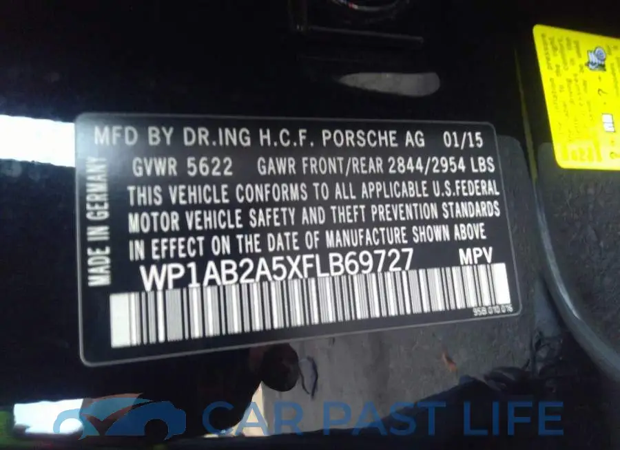 WP1AB2A5XFLB69727# 9