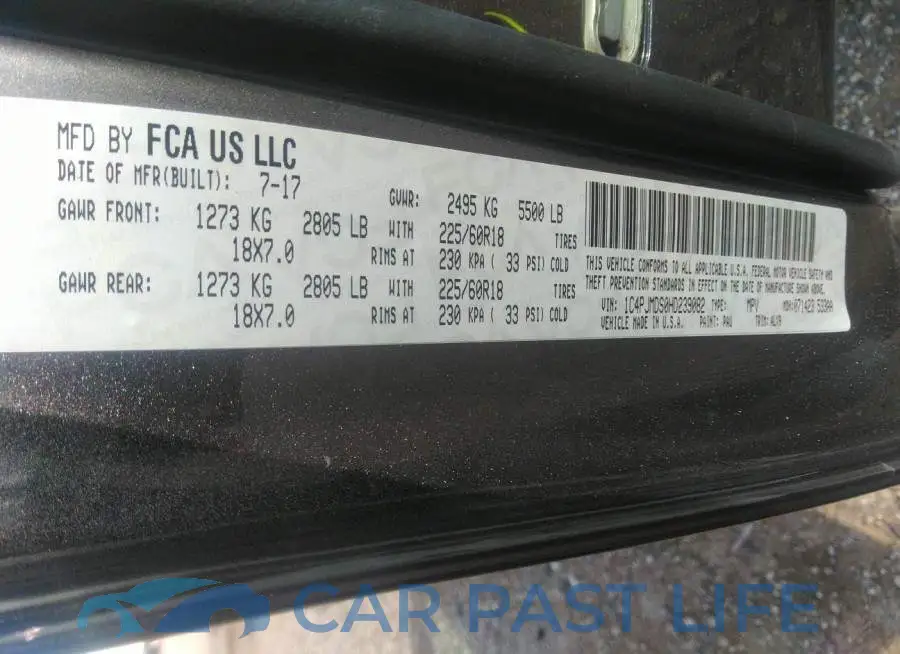 1C4PJMDS0HD239082# 9