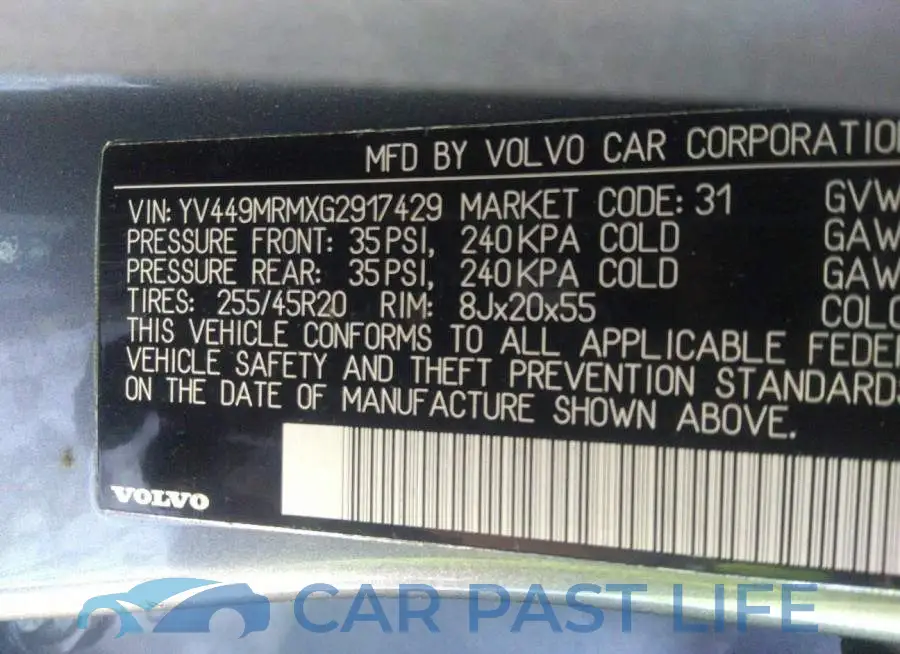 YV449MRMXG2917429# 9