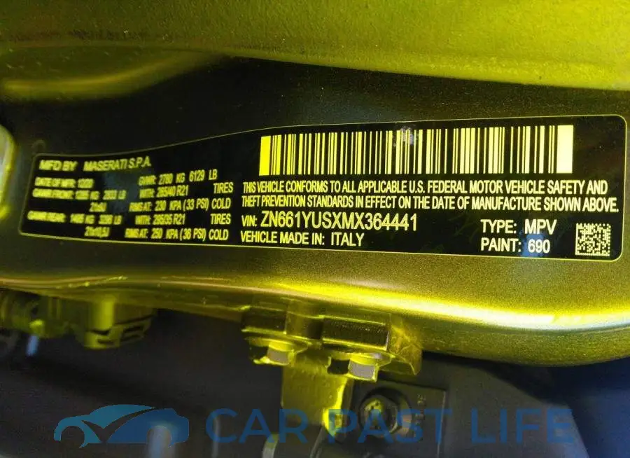 ZN661YUSXMX364441# 9