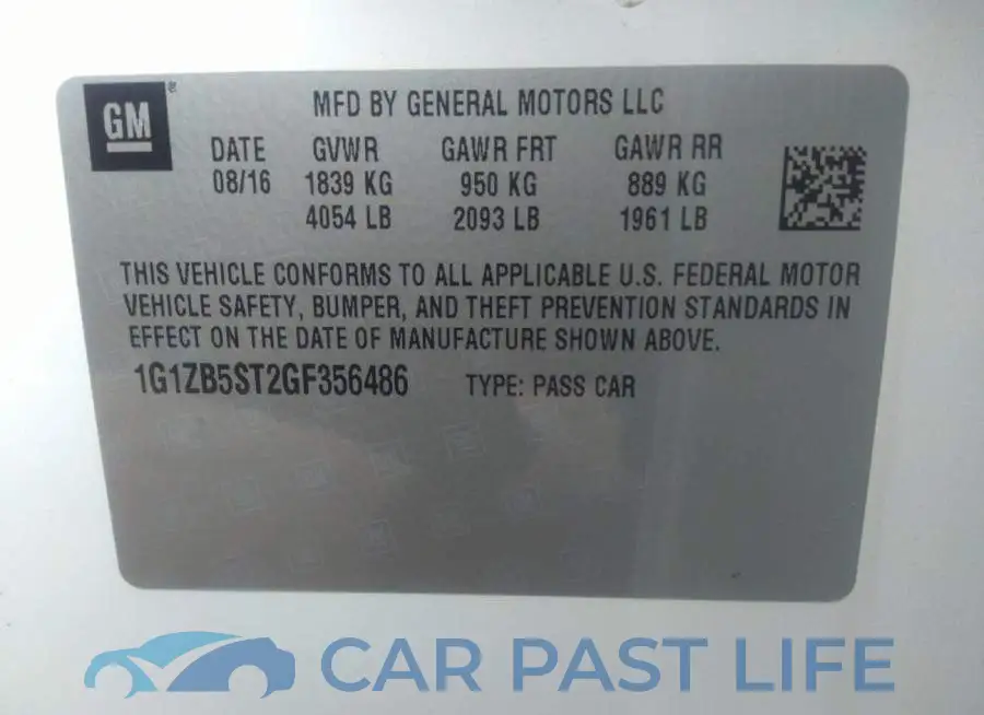 1G1ZB5ST2GF356486# 9