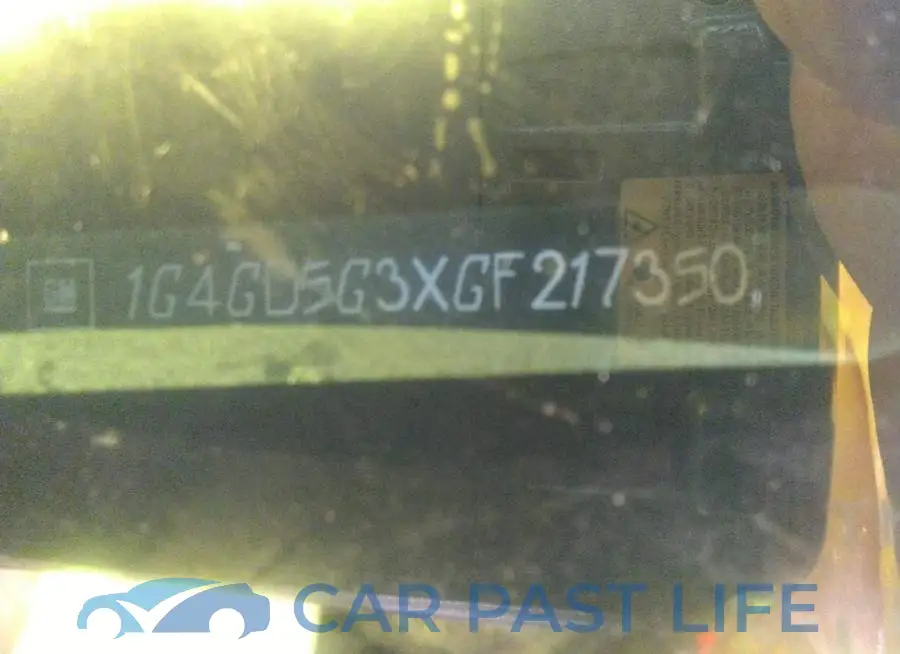 1G4GD5G3XGF217350# 9