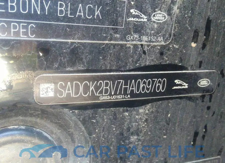 SADCK2BV7HA069760# 9