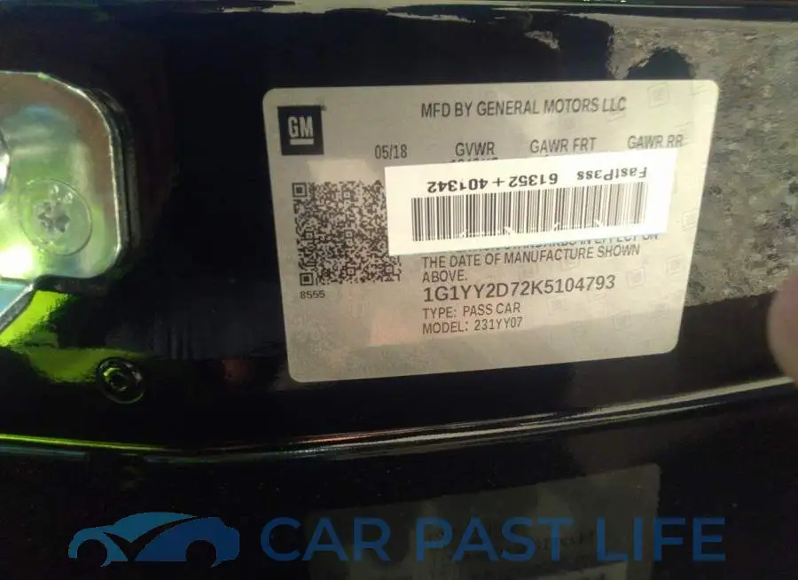 1G1YY2D72K5104793# 9