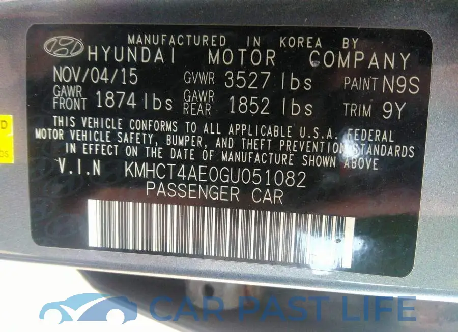 KMHCT4AE0GU051082# 9