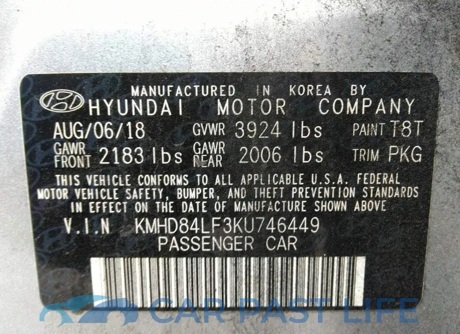 KMHD84LF3KU746449# 9