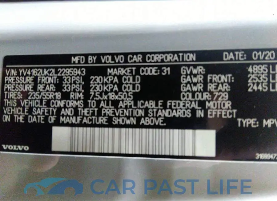 YV4162UK2L2295943# 9