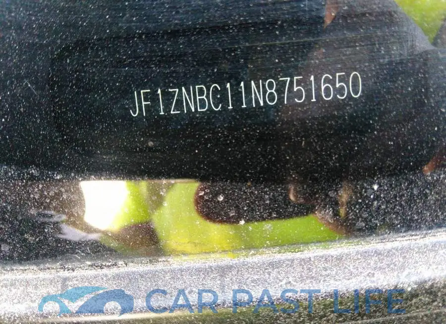 JF1ZNBC11N8751650# 9