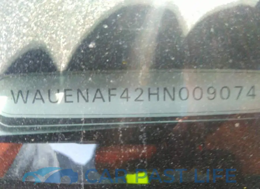 WAUENAF42HN009074# 9