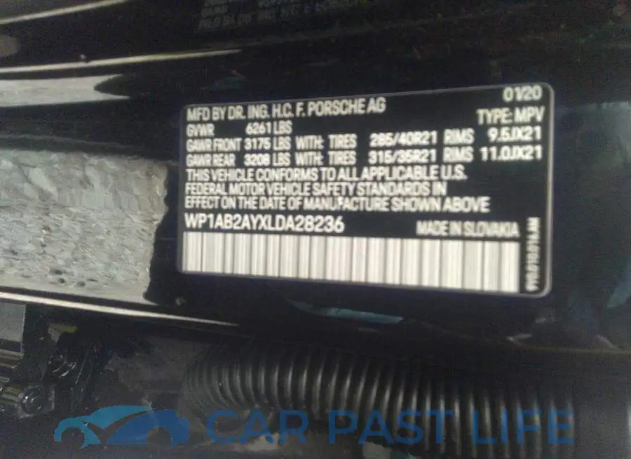 WP1AB2AYXLDA28236# 9